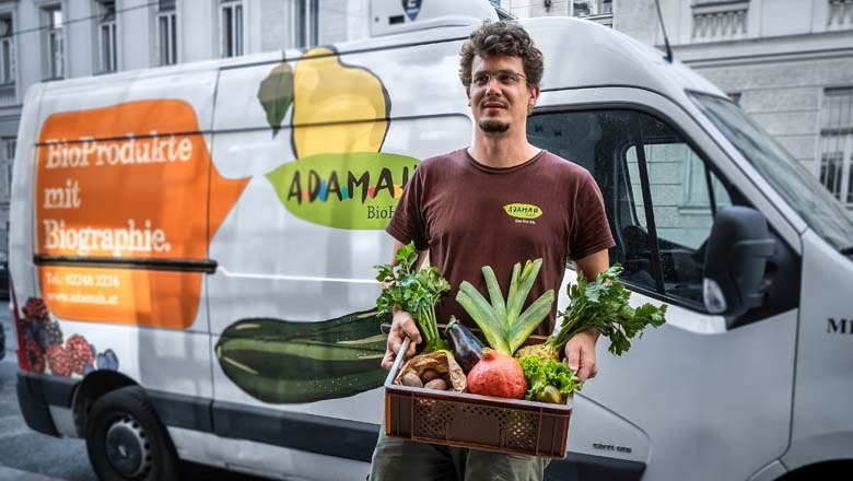 ADAMAH BioKistl-Lieferung, © Thomas Apolt ADAMAH BioKistl-Lieferung, © Thomas Apolt