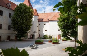 Orth Castle on the Danube, © Barbara Elser Courtyard of Schloss Hof