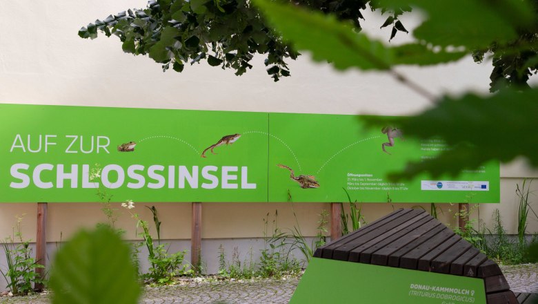 Eingang zur Schlossinsel