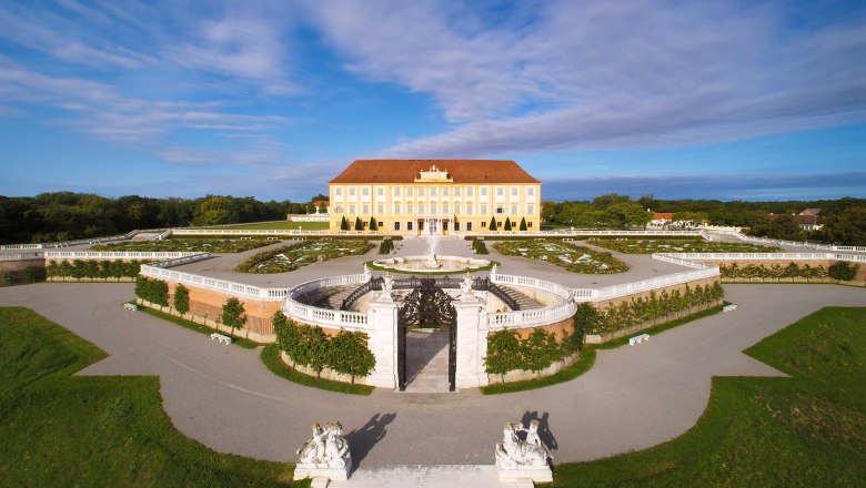 Gartenansicht Schloss Hof, Marchfeld, © SKB, Harald Böhm