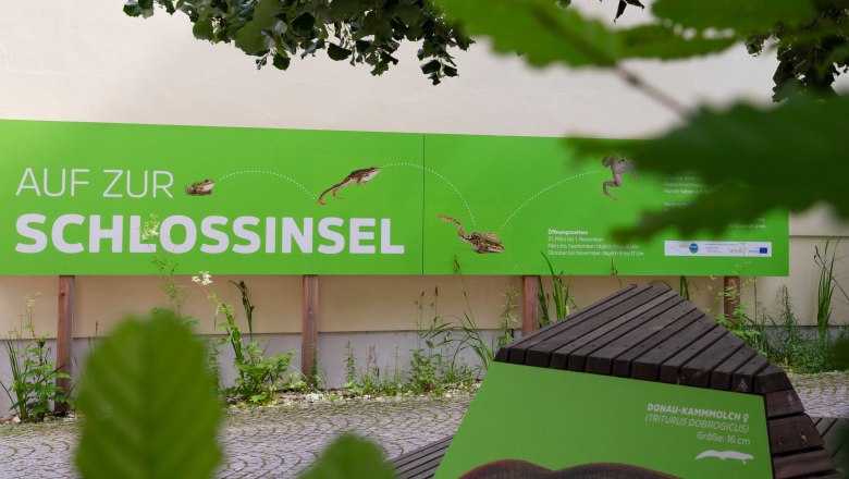 Eingang zur Schlossinsel